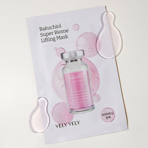 VELY VELY Bakuchiol SuperBiome Lifting Mask 10P