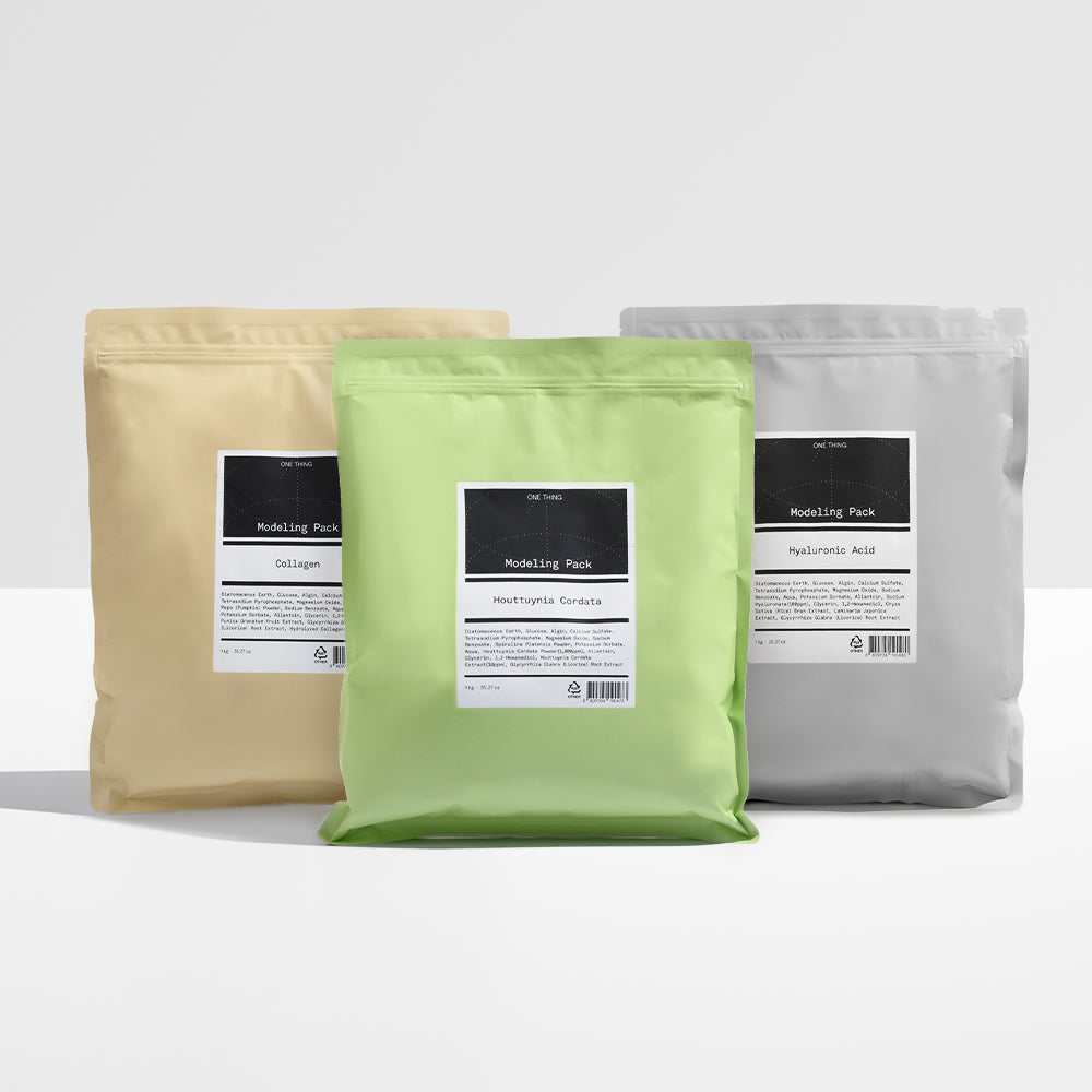 One Thing Modeling Pack 1kg (Houttuynia / Hyaluronic Acid / Collagen)