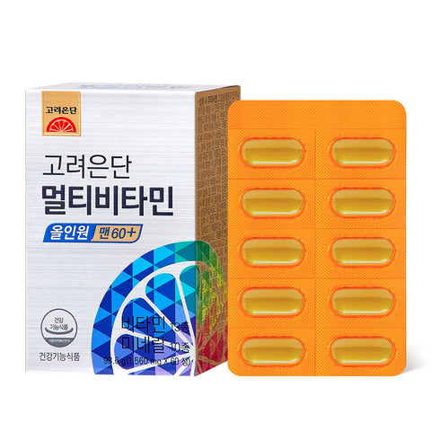 Koreaeundan Multivitamin All-in-One Man 60 Tablets (1 pack)
