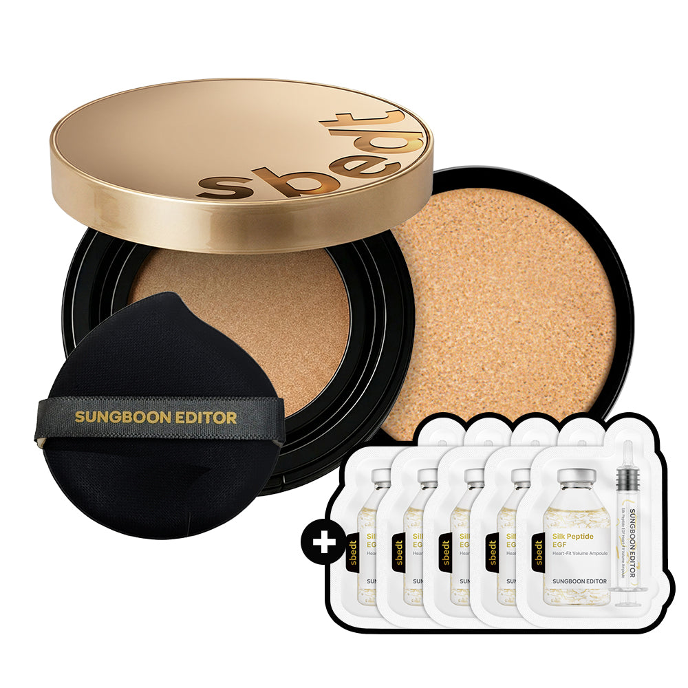 Sungboon Editor Silk Peptide Melting Thread Wrinkle Lifting Cushion (Shade 21 13g Case + Refill)