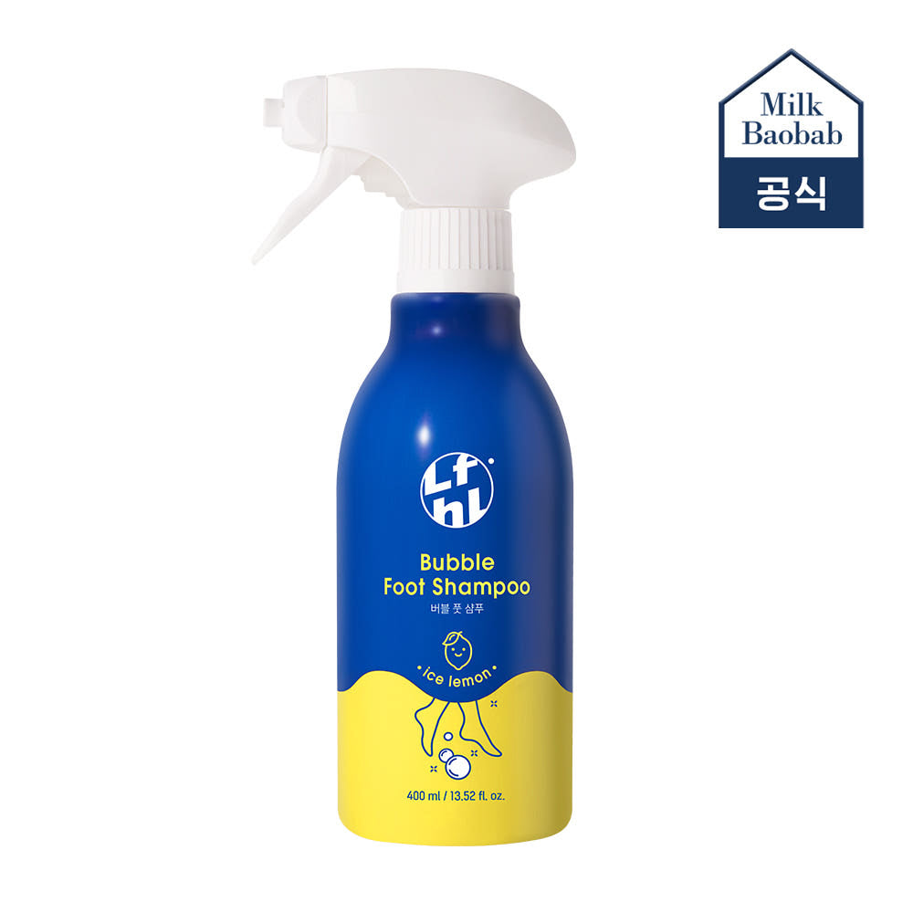 Milk Baobab Lifeholic Bubble Foot Shampoo, Ice Lemon (400 ml)