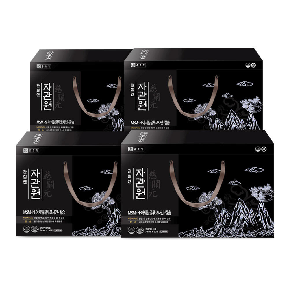 Chongkundang Gwanjeol-en Jagwanwon MSM NAG Calcium 70ml x 30 Sachets (4 Pack)