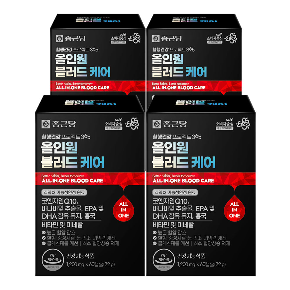 Chongkundang All-in-One Blood Care Project365 60 Capsules (4 Pack)