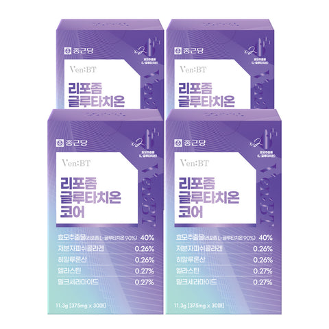 Chongkundang VenBT Liposome Glutathione Core 375mg 30Films (4 Pack)
