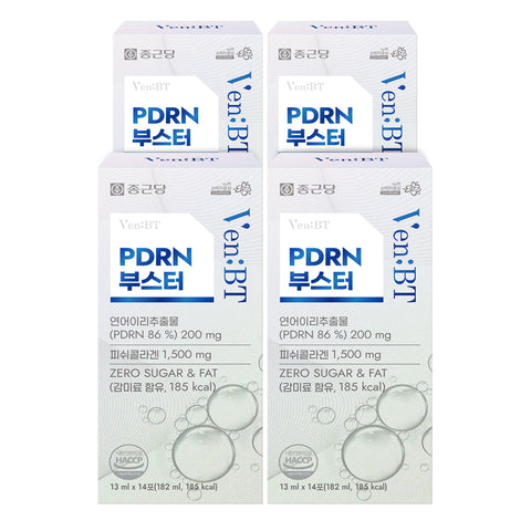Chongkundang VenBT PDRN Booster Low?Molecular Collagen Drink 13ml 14sachets (4 Pack)