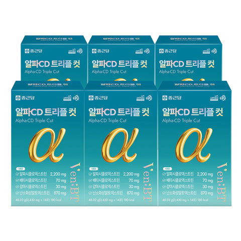 Chongkundang VenBT Alpha CD Triple Cut 2200 14 Sachets (6 Boxes) (12 Week Supply)