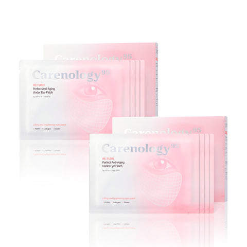 Carenology Return Perfect Anti-Aging Under Eye Patch 4 sheets (2 Pack)
