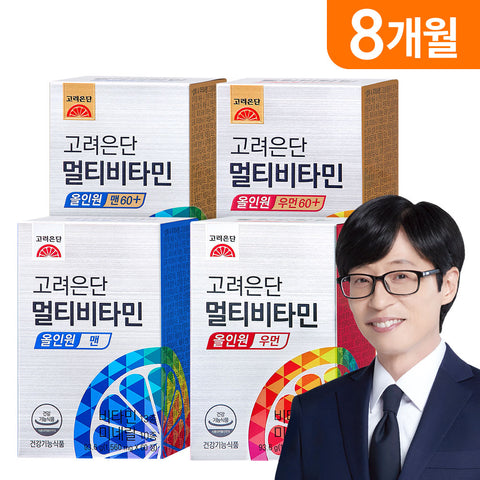 Koreaeundan Multivitamin All-in-One 60 Tablets (4 Pack)