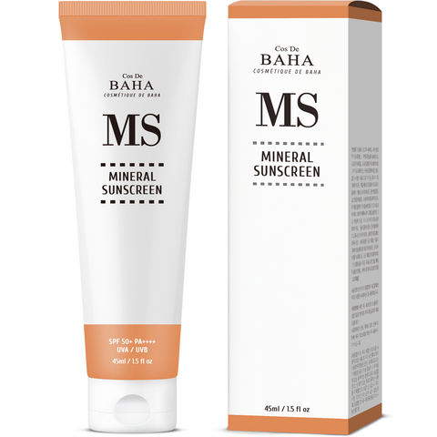 Cos De BAHA MS Mineral Zinc Oxide Sunscreen 45ml