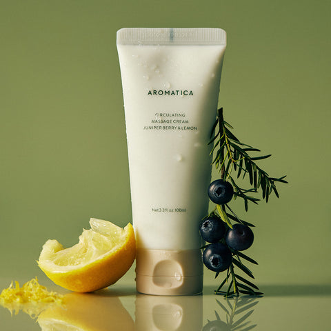 Aromatica Circulating Massage Cream 100ml + Body Oil 100ml (2-piece set)
