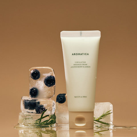 Aromatica Circulating Massage Cream Juniperberry & Lemon 100ml