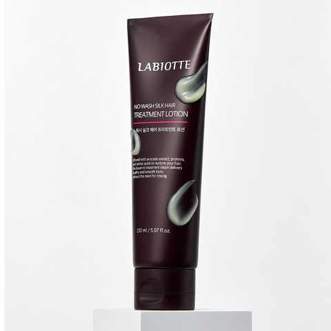 Labiotte Silk Hair Treatment Oil & No-Wash Lotion 2-Piece Set 150ml