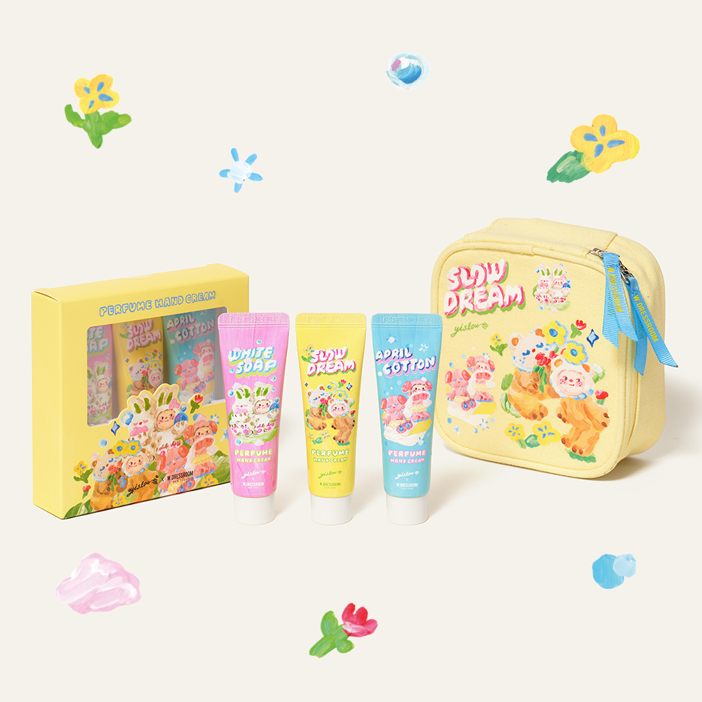 W.Dressroom x Islo Perfume Hand Cream 3-Piece Set (30ml each)