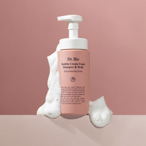 Dr.Bio Bubble Cream Foam Shampoo & Body Wash 450g (2 Pack)