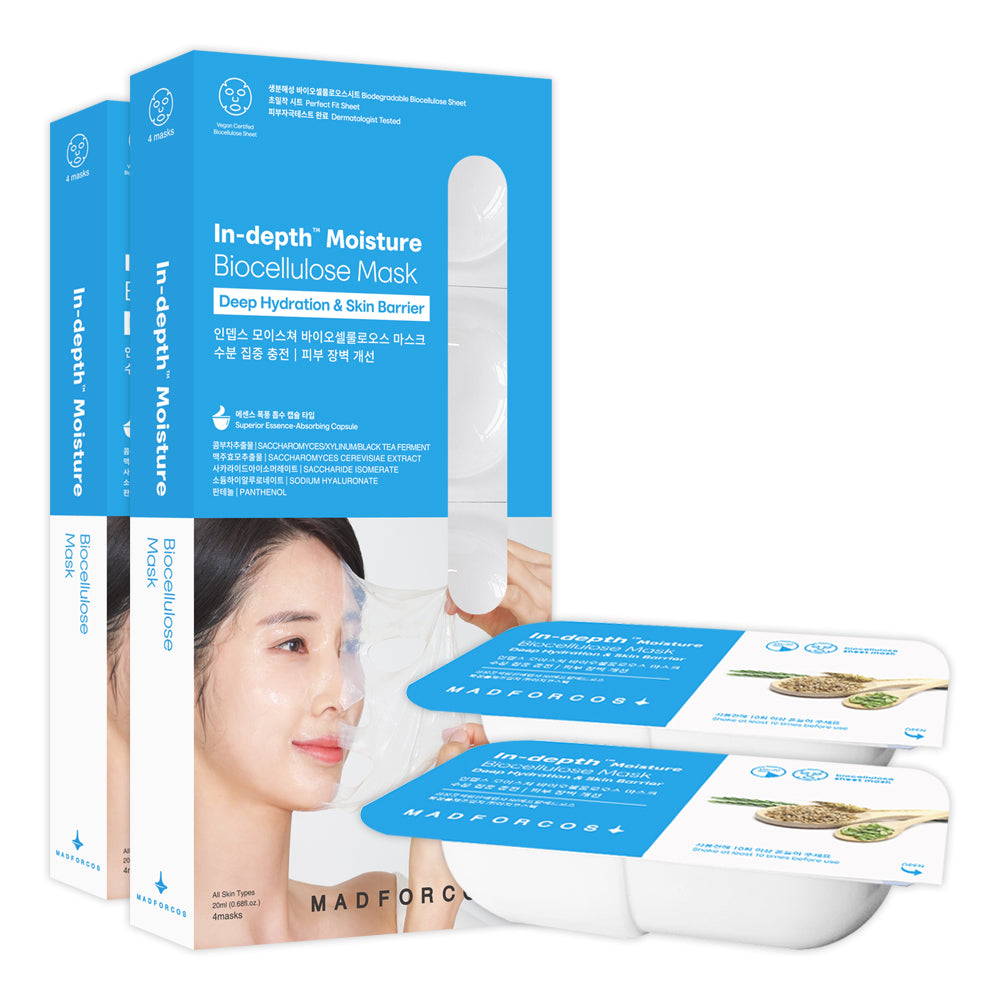 Madforcos In-Depth Biocellulose Mask 20ml (4 Pack)