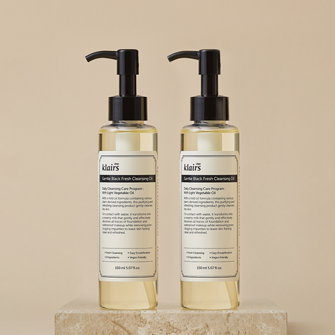 Dear Klairs Gentle Black Fresh Cleansing Oil 150ml (2 pack)