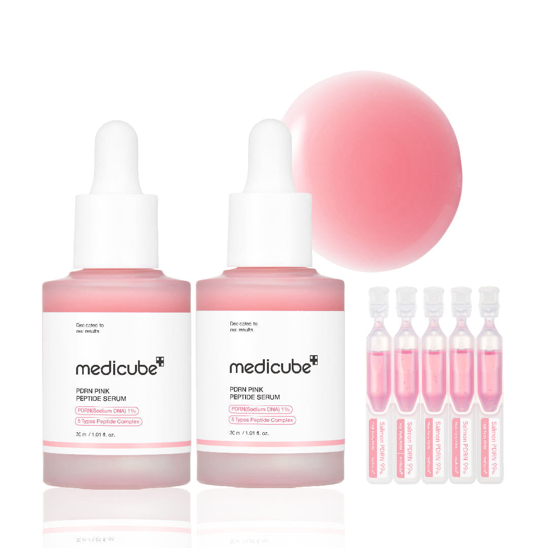 Medicube PDRN Pink Peptide Ampoule 30ml (2 pack)