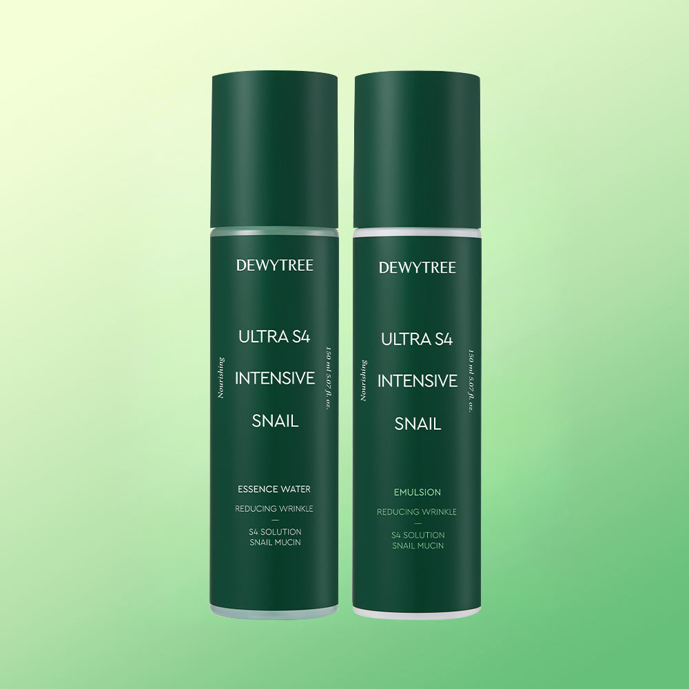 Dewytree Ultra S4 Intensive Snail Essence Water 150ml + Emulsion 150ml Set