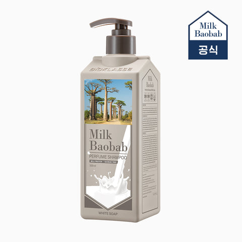Milk Baobab Perfume Shampoo White Soap, 500ml