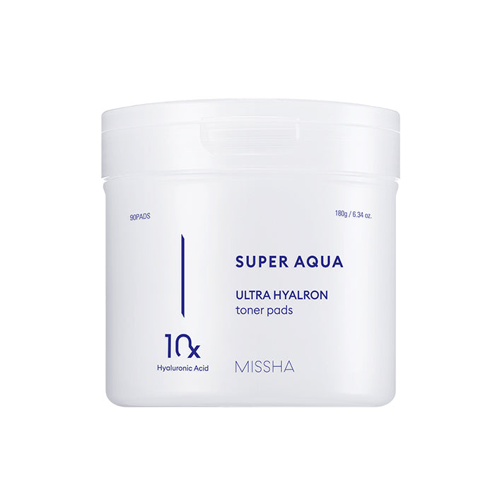 MISSHA Super Aqua Ultra Hyaluron Toner Pad 90 Sheets (2 pack)