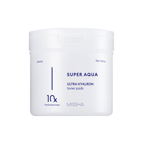 MISSHA Super Aqua Ultra Hyaluron Toner Pad 90 Sheets (2 pack)