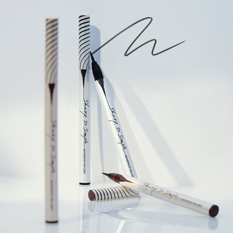 Clio Sharp So Simple Waterproof Pen Liner (No.1 Black / No.2 Brown)