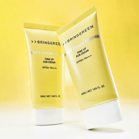 Bringgreen Super Lemon Glutathione Tone Up Sun Cream 50ml Double pack