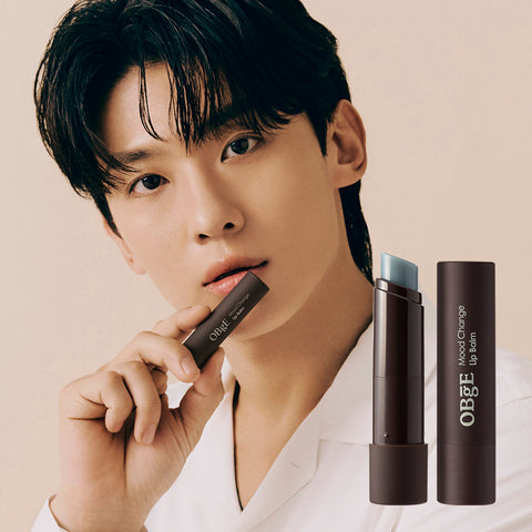 OBGE Natural Cover Foundation + Mood Change Color Lip Balm Set