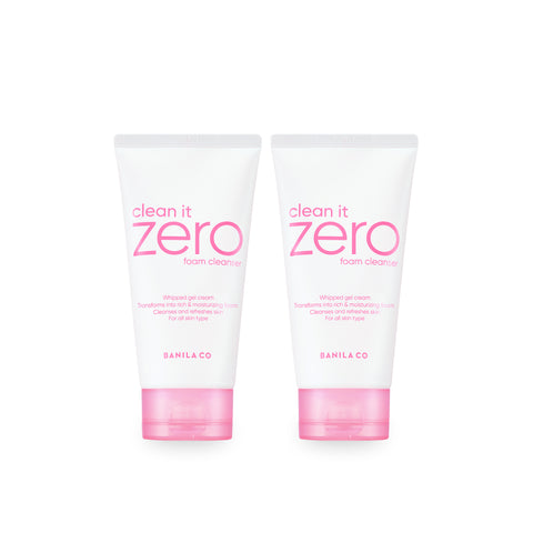 Banila Co Clean It Zero Foam Cleanser 150ml (2 Pack) Set