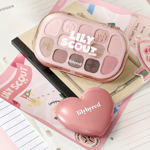 lilybyred Dewy Fit Palette + Love Beam Cheek Balm 2pc Set