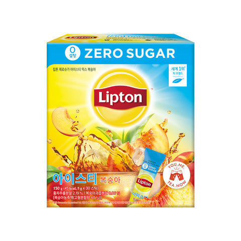 Lipton Zero Sugar Peach Iced Tea Mix 5g x 30 sticks (3 Pack)