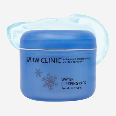 3W Clinic Sleeping Pack 100ml - Collagen / Snail / Water / Crystal White