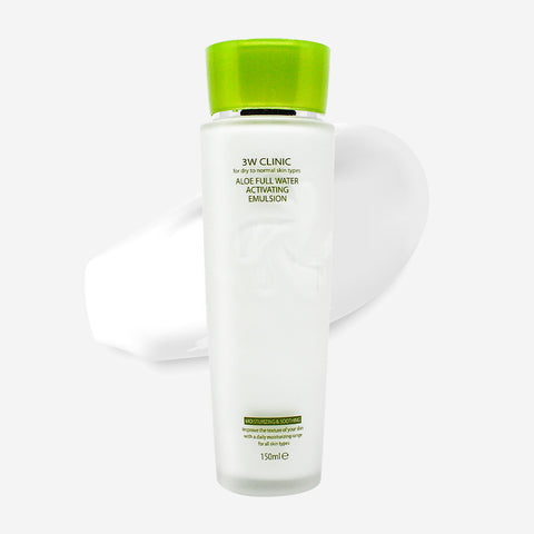 3W Clinic Aloe Full Water Activating Emulsion 150ml
