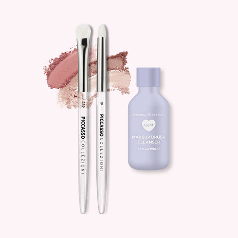 Picasso Collezioni Eye Blending Set (239+19 Eyeshadows) + Free Cleanser Light 50ml