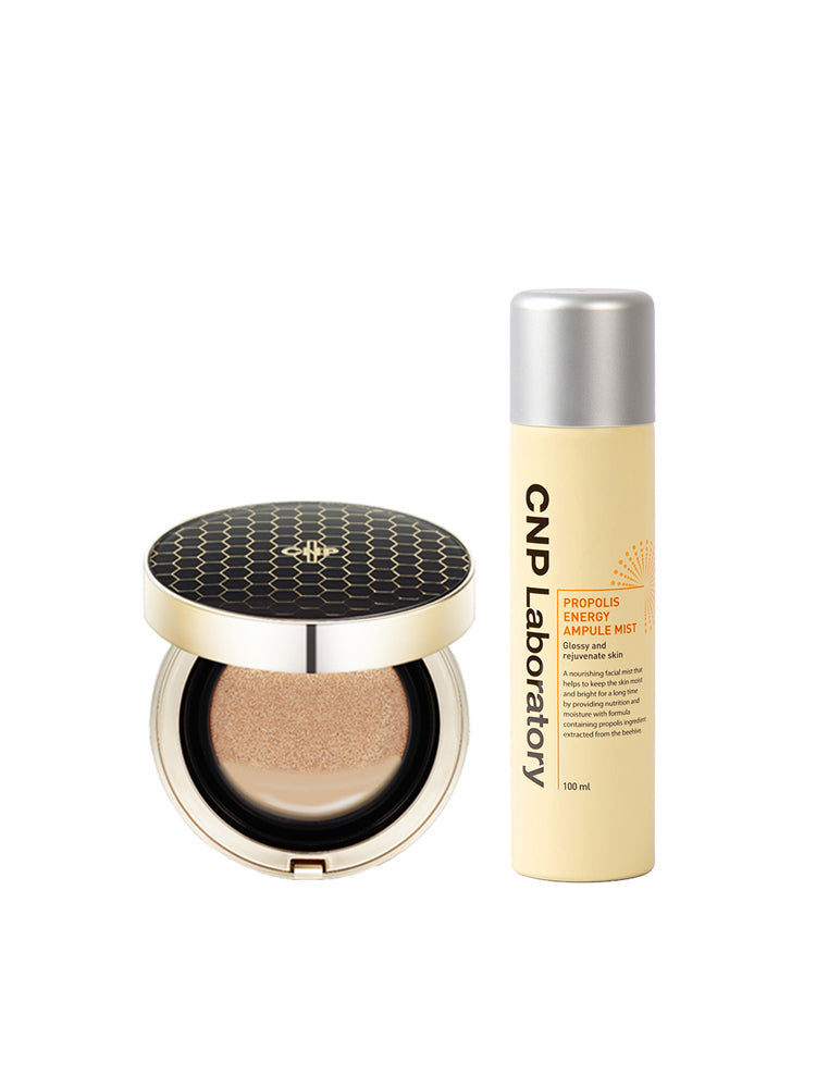 CNP Propolis 2-Piece Set (Propolis Ampoule-in Cushion + Propolis Mist 100ml)