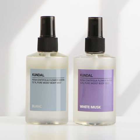 Kundal Pure Perfume Body Mist 128ml 2-Piece Set Blanc