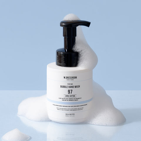 W.Dressroom Perfume Bubble Hand Wash No.97 April Cotton 300ml (2 Pack)