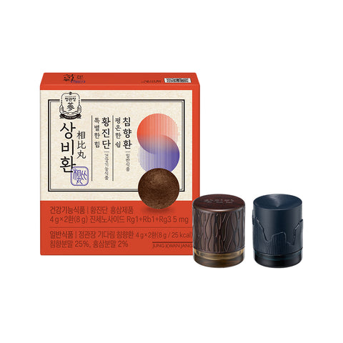 JungKwanJang Sangbihwan (Hwangjindan 4g x2 + Chimhyanghwan 4g x2) 3-day set