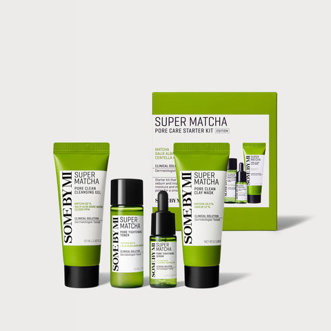 Some By Mi Super Matcha Pore Care Starter Kit (4-piece Set)