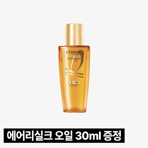 L'Oreal Paris Extraordinary Oil Silk Mask Pack 250ml (2 Pack) + Airy Silk 30ml