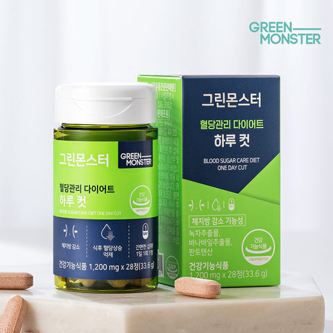 Green Monster Vegan Daily Cut Blood Sugar Support 28 tablets x 6 (Banaba Leaf Extract)