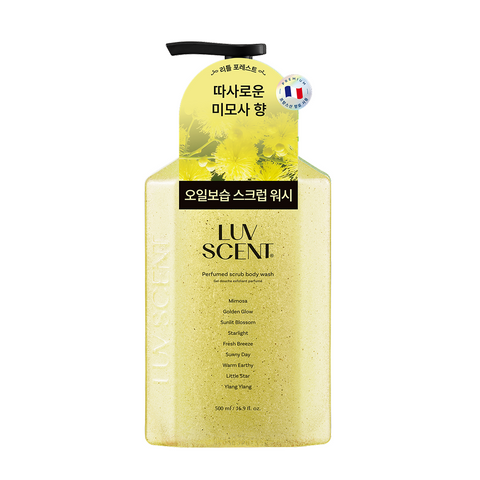 Luvscent Scrub Wash 500ml Little Forest Mimosa