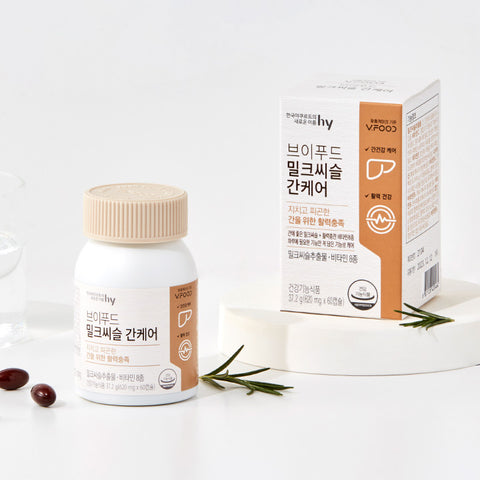 Korea Yakult V-Food Milk Thistle Liver Care 620mg x 60 Capsules