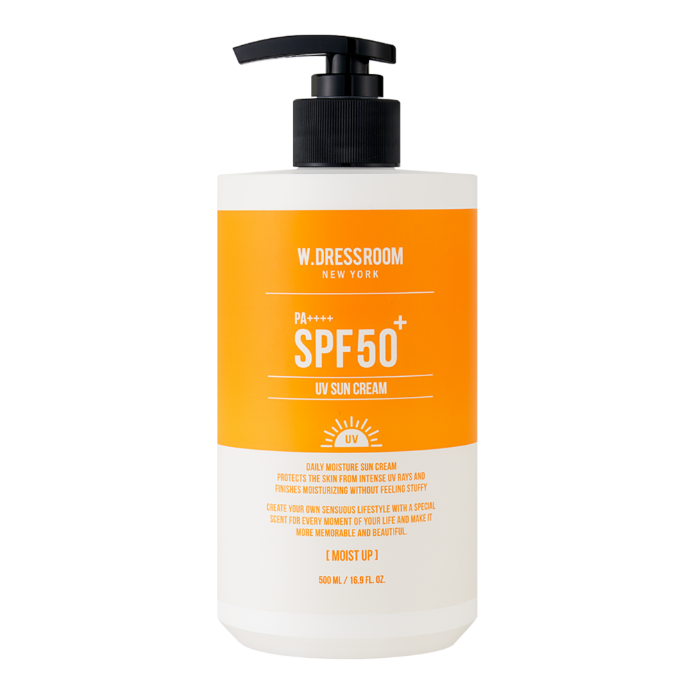 W.Dressroom Moisturizing Large-Size Sunscreen 500ml