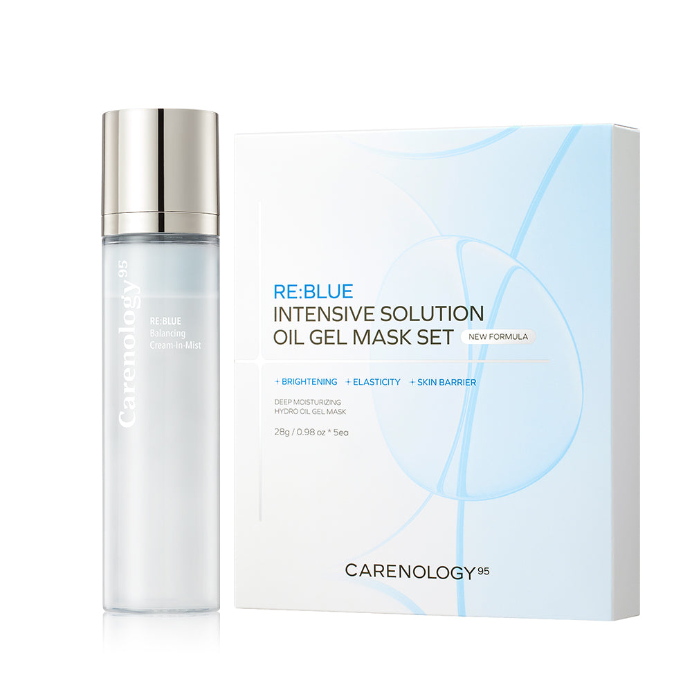 Carenology Travel Refresh Care Set (Mist + Oil Gel Mask) 2-Piece Set
