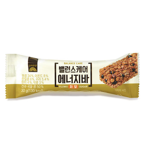 Koreaeundan Balance Care Energy Bar Low-Sugar 30g (12 pcs) x3
