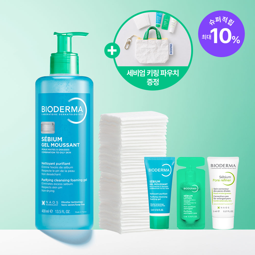 Bioderma Sebium Gel Moussant Cleansing Gel 400ml