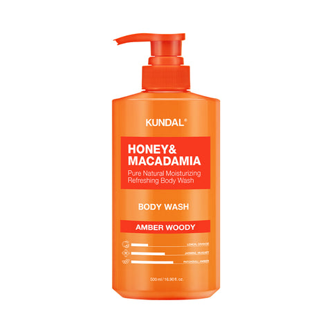 Kundal Nature - Shampoo / Treatment / Body Wash / Body Lotion (Amber Woody, 500ml)