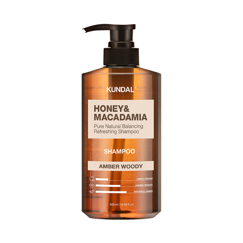 Kundal Nature - Shampoo / Treatment / Body Wash / Body Lotion (Amber Woody, 500ml)