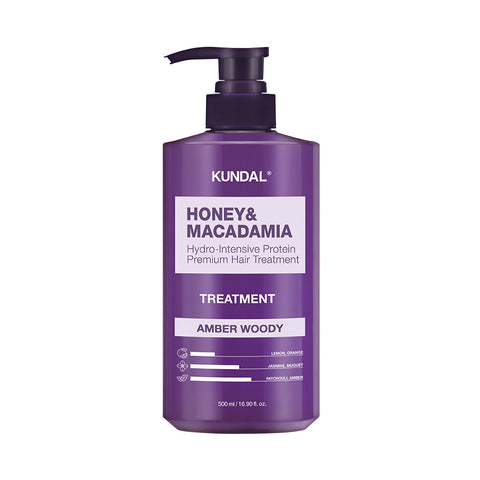 Kundal Nature - Shampoo / Treatment / Body Wash / Body Lotion (Amber Woody, 500ml)